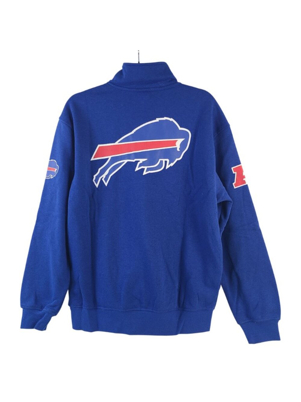 NEW Buffalo Bills Blue NFL Team Apparel Half-Zip Sweatshirt Sz M - Picture 8 of 8